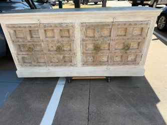 Old World Four Door Cabinet Old World Four Door Cabinet