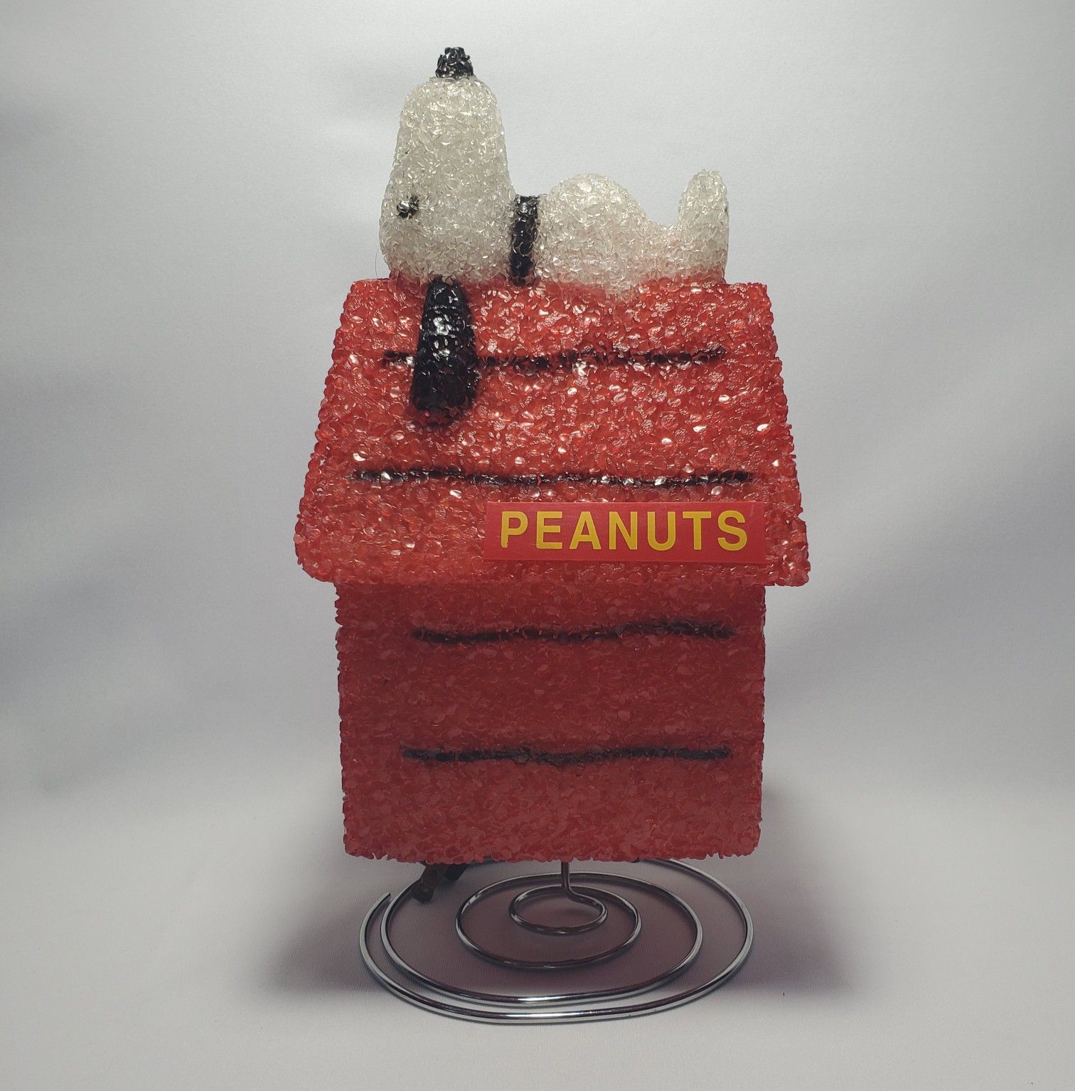 SNOOPY Dog House PEANUTS Decorative Lamp Night Light Popcorn Plastic