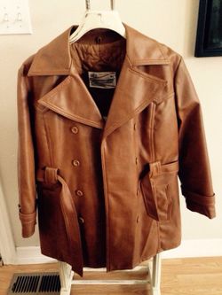 Tan jacket size 16 1/2 medium