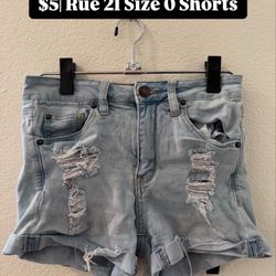$5| Rue 21 Size 0 Shorts