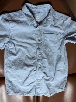 Wonder Nation Boys Button-Up Shirt Size XS (4-5)