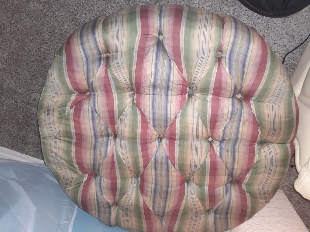 Large Comfy Ottoman On Wheels