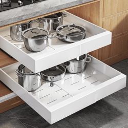 2Pack Expandable Pull Out Cabinet Organizer  (N59)
