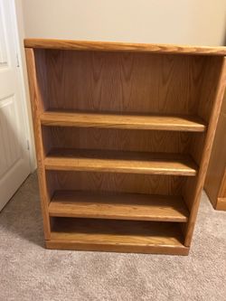 Bookshelves, height 48 inches, width 10 inches