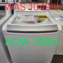BRAND NEW LG 5.5CF WASHER 798! MANUFACTURERS WARRANTY! 48HR FELIVERY! 0 DOWN 0% FINANCING!