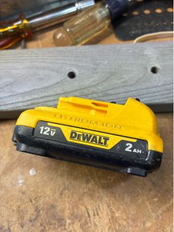 Dewalt 12 volt battery lithium’s $40.00