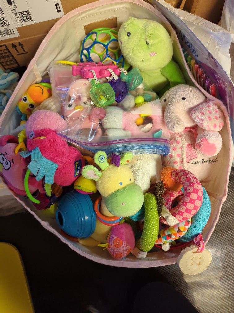 Basket Full Of Baby Toys