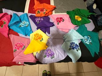 Paños para El fil con diseño de flor