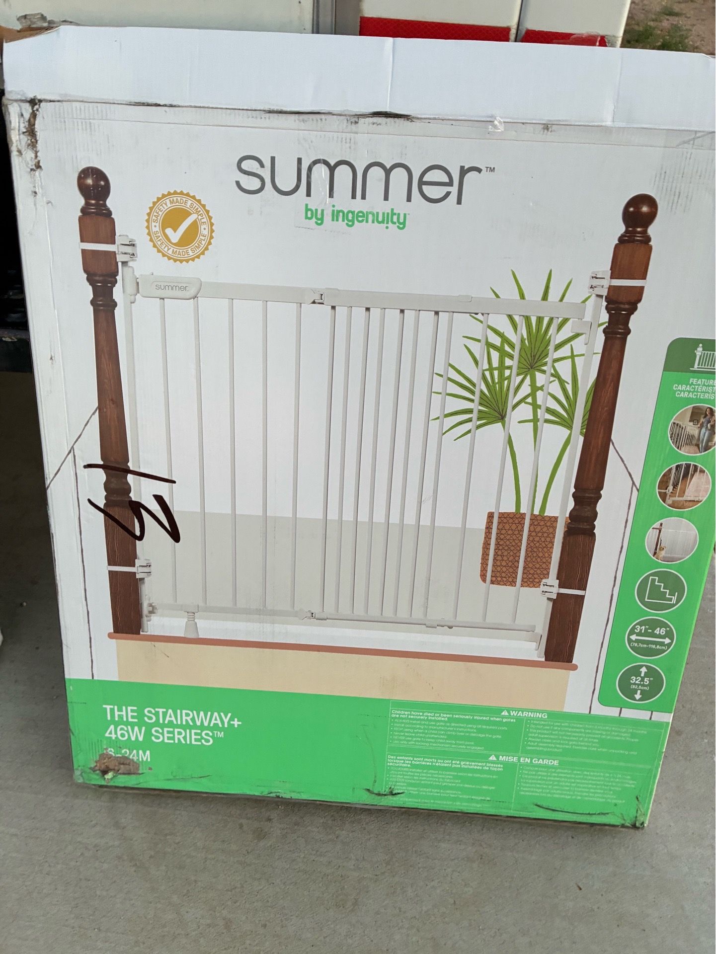 Stairway Baby and pet gate