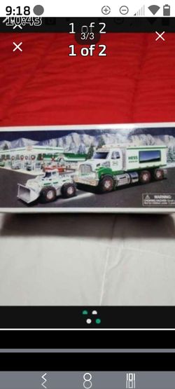2008 Hess Toy Truck and Front Loader