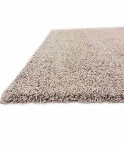 Unique Loom Cloud Gray Shag Area Rug - 8' × 8' Square