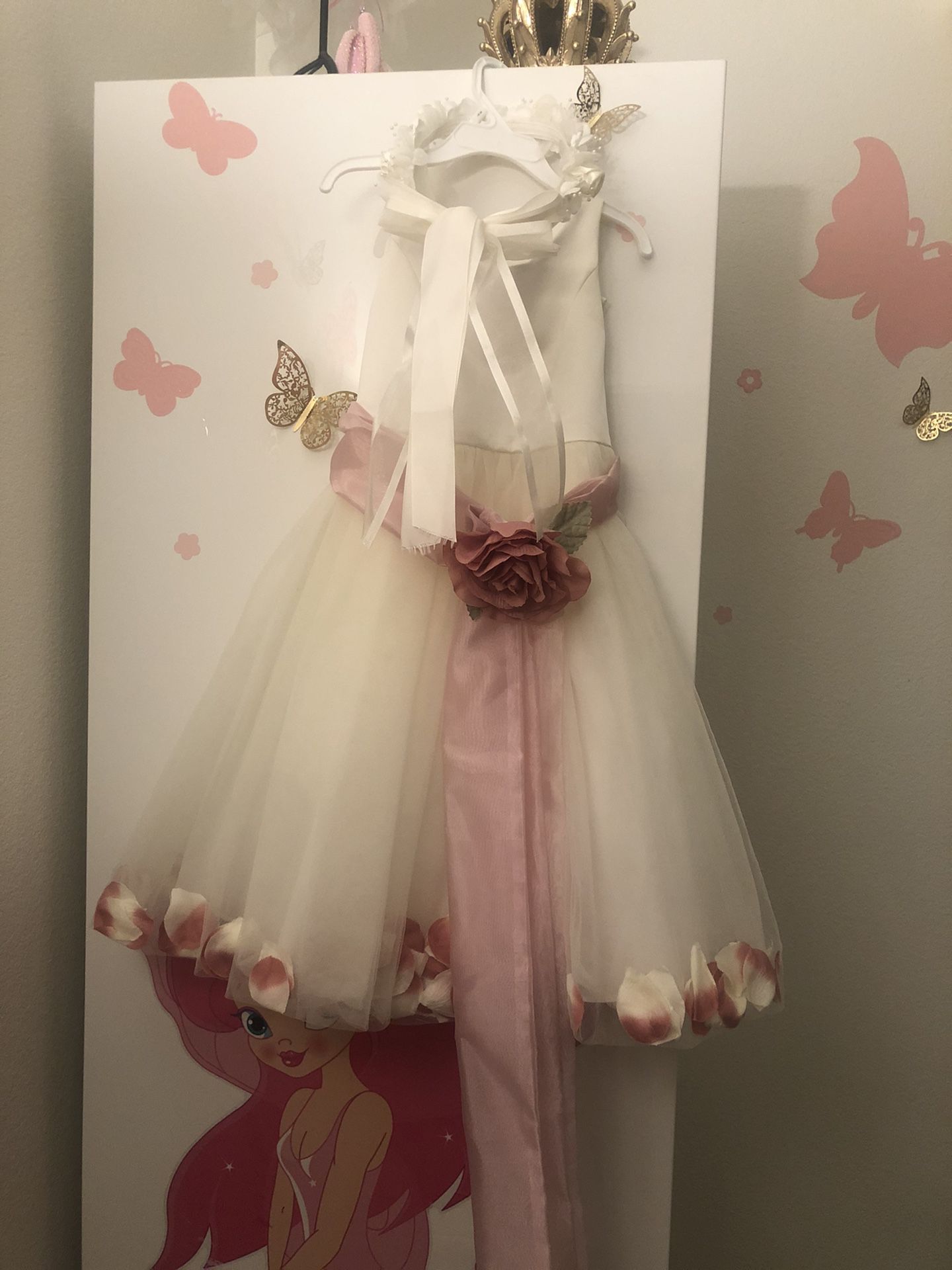 Flower girl dress (size 4)