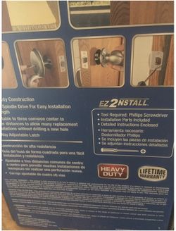 Brinks Passage Handleset - Exterior Handle with Interior Non-Locking Knob