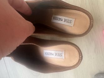Steve Madden Peep Toe Heeled Mules