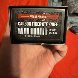 New Krate Tactical Carbon Fiber Knife 