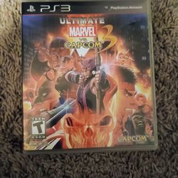 Ultimate Marvel Vs Capcom 3 PS3 Complete Great Condition 