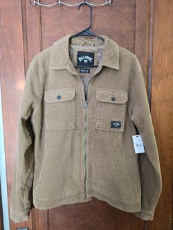 New Billabong Corduroy Men's Jacket Small