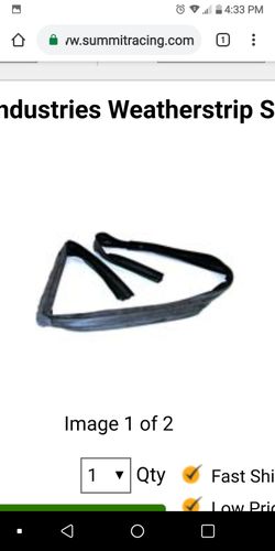 (2) right and left- 87 to 93 chevy s10 Weatherstrip Seals