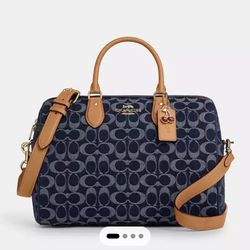 Coach Rowan Large Satchel Bag In Signature
