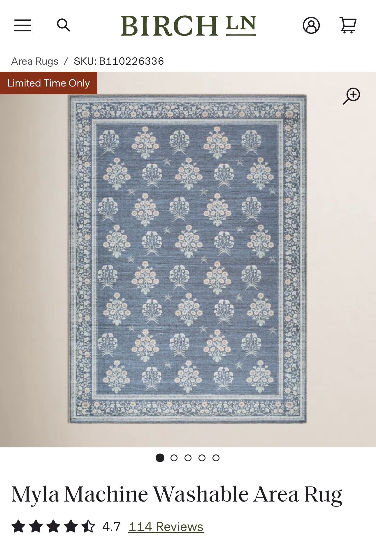 9x12 Machine Washable Rug