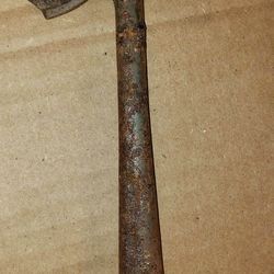Vintage Miniature Metal Advertising Hatchet - Compliments of Ike Reder Akron Ohio