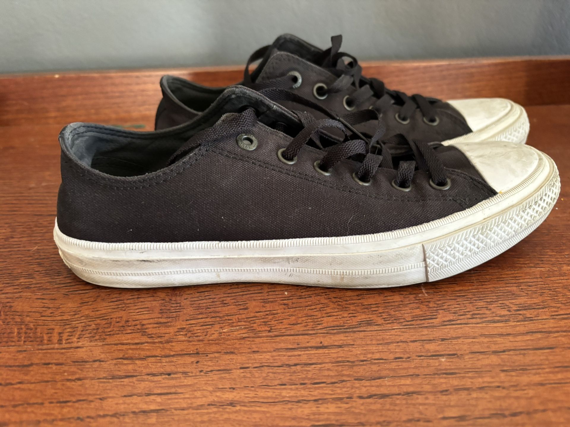 Converse Chuck Taylor All Star 2 Ox Black size 10 womens 