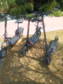 Lot of 3 Electric Scooters