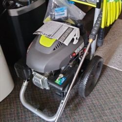RYOBI 2900 PSI  GASOLINE PRESSURE WHASHER MACHINE ES COMPLETA MENTE NUEVA NUNCA SE HA USADO.