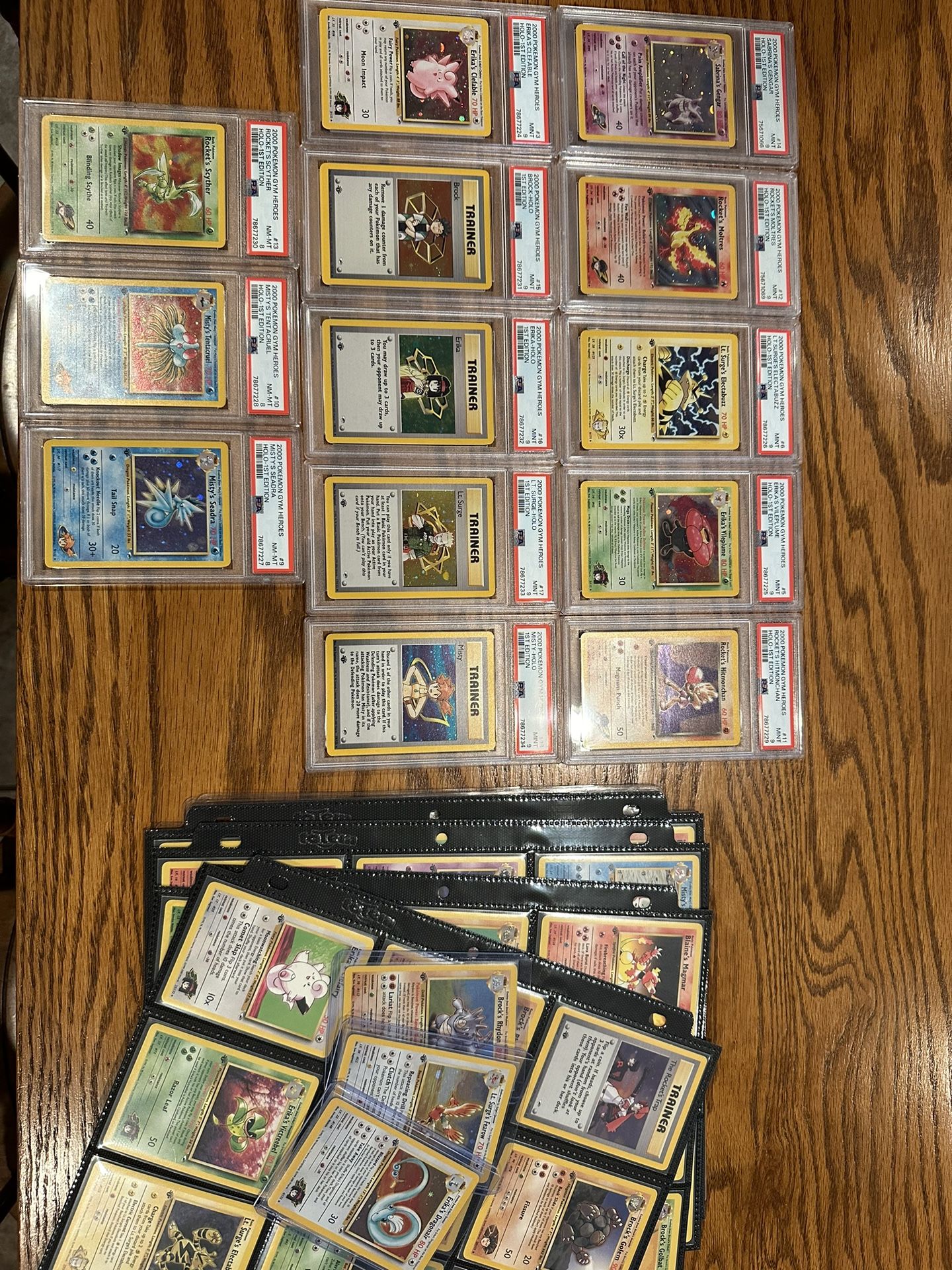 Pokemon Gym Heroes Complete Set 132/132 Mint/NM