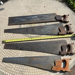 Vintage Hand Saws.  Diston, Woodrough, Ec Atkins