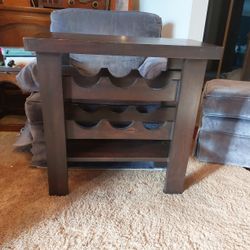 Espresso Colored Wine Rack