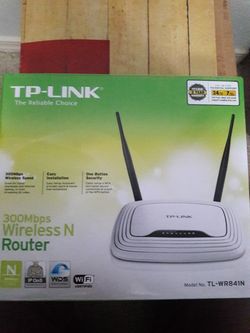 Tp-Link 300 Mbps Wireless N Router TL-WR841N White 2 Antennas