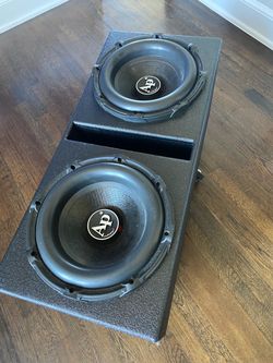 Speakers car audio Q Bomb 12’ subwoofers Audio pipe