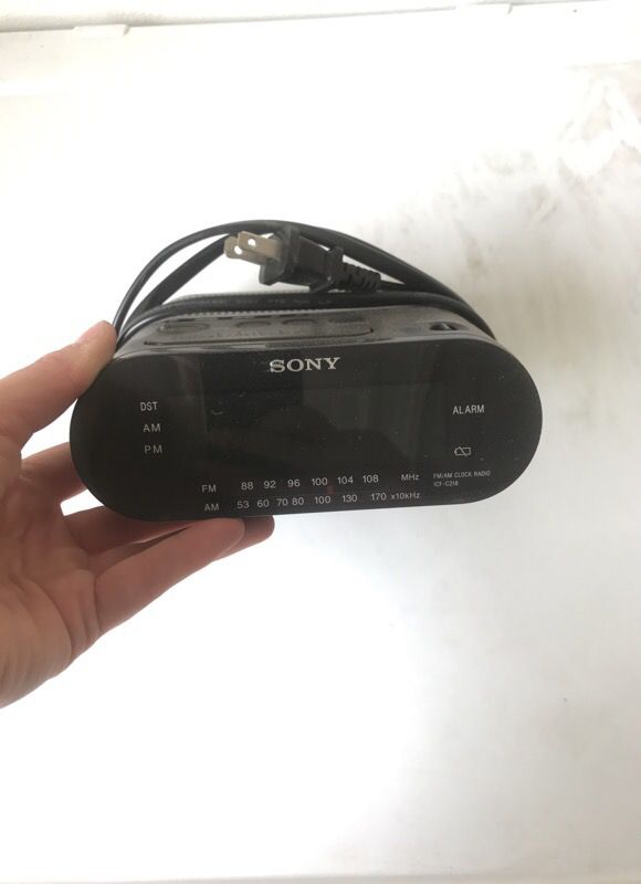 Sony alarm clock