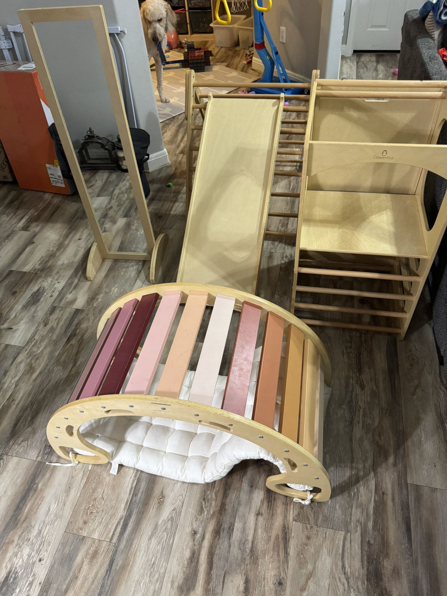 Cassaro Kids Indoor Wooden Play Set