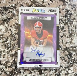 London Humphreys Signed Flashpoint Pulse Aura Card