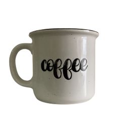 16oz White Coffee Mug