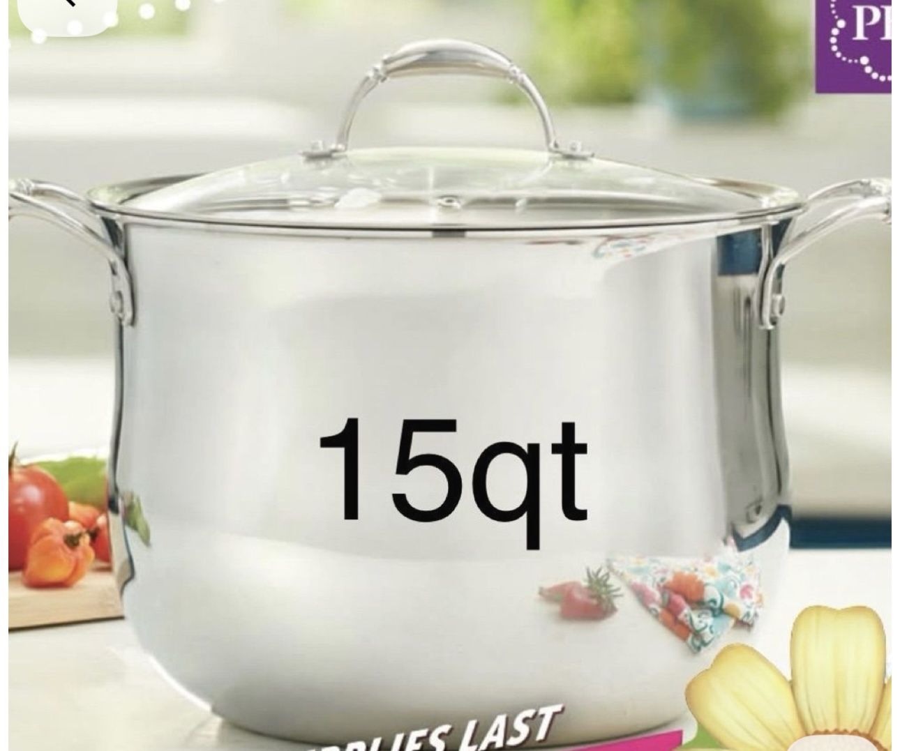 Princess house olla Triply 15.qt