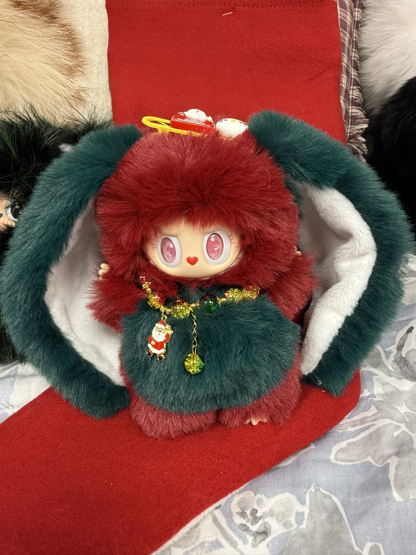 Custom Christmas Bunny Labubu