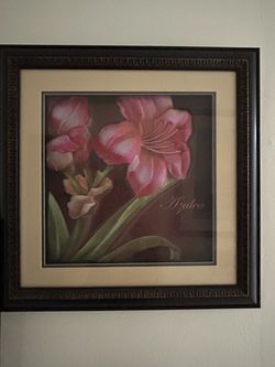 Framed Hyacinth Botanical 3D Print $6 both