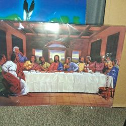 Black Last Supper Poster
