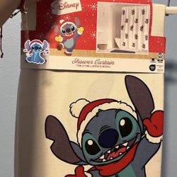 Stitch Christmas Shower Blanket