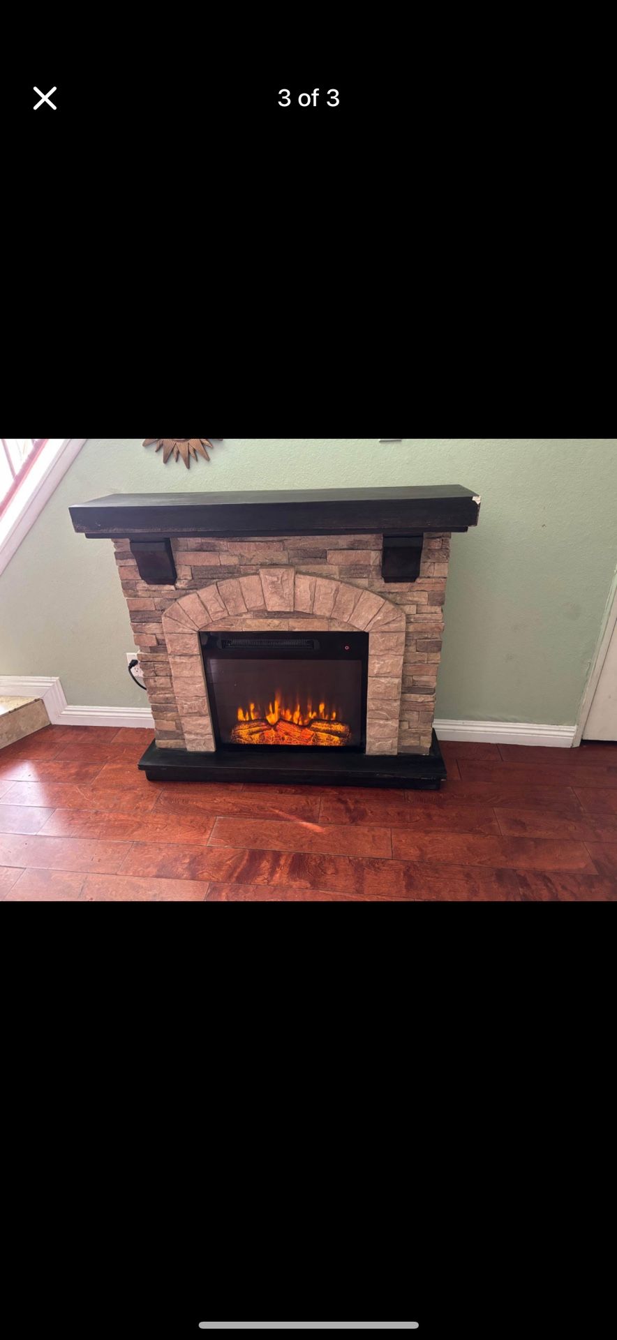 Freestanding Electric Fireplace