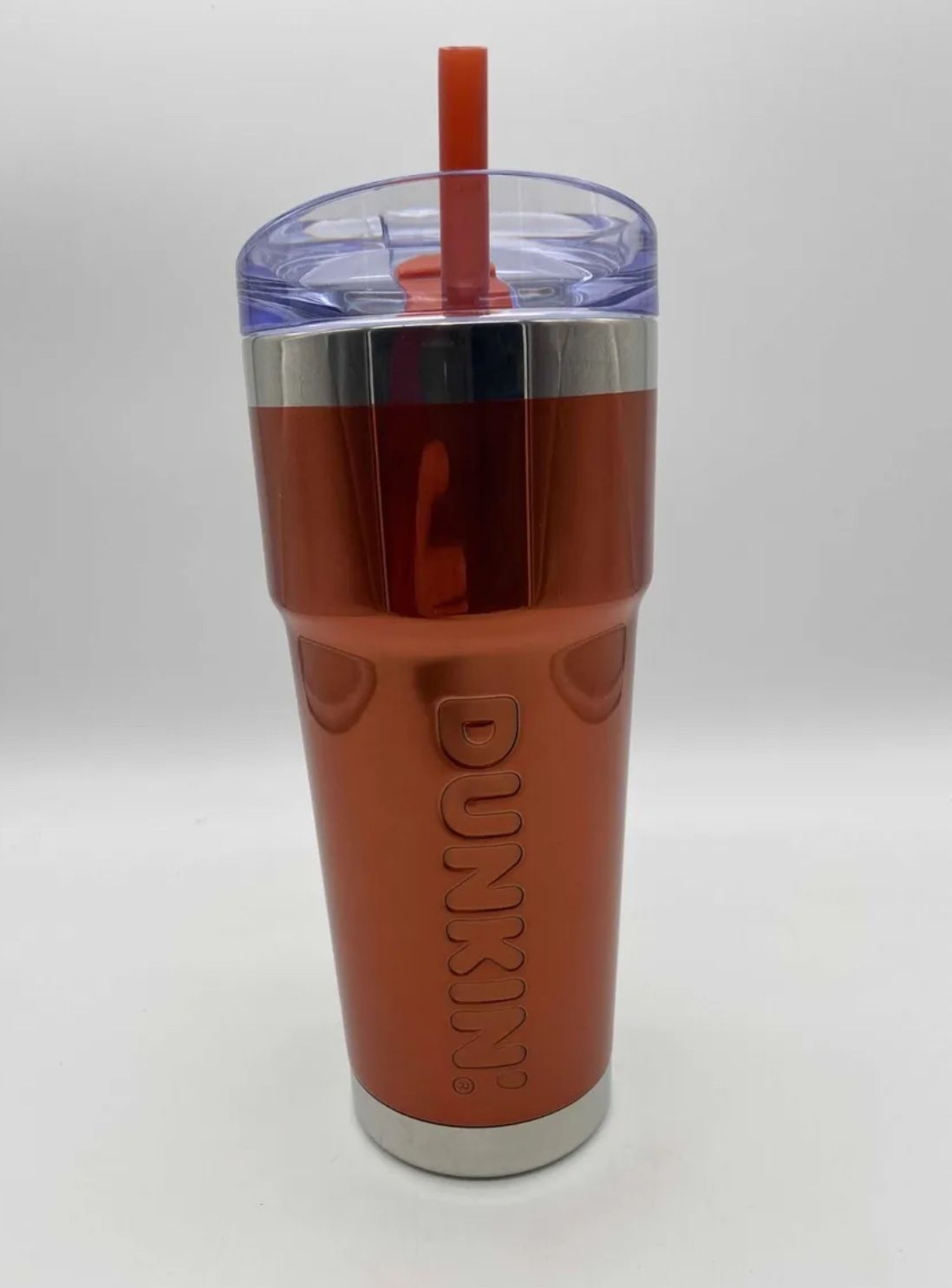 New 2023 Dunkin Donuts 24 Oz Tumbler Fall Orange