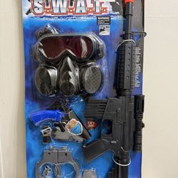 Machine Gun Toy, Soft Dart Pistol, Complete Set, Black, 23 Inches Sounds