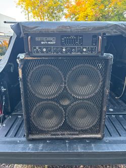 Ampeg svt half stack bass amp amplifier / svt400t 410 4x10 cab cabinet