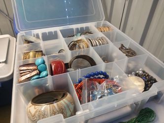 Mixed Costume Jewelry Lot – Bracelets & Beads