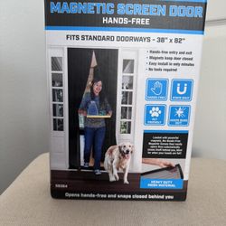 38 in. x 82 in. Magnetic Screen Door