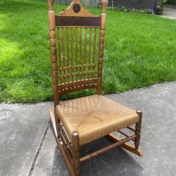 Wooden Rocking Chair Nursery Rocker