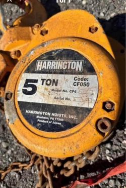 Manual chain hoist Harrington chain falls